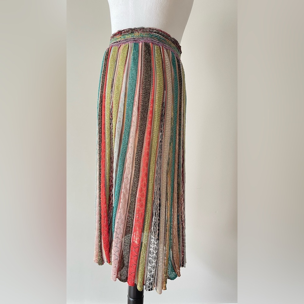 Missoni Multicolor Chevron Skirt size 44 $1750 - Picture 5 of 16